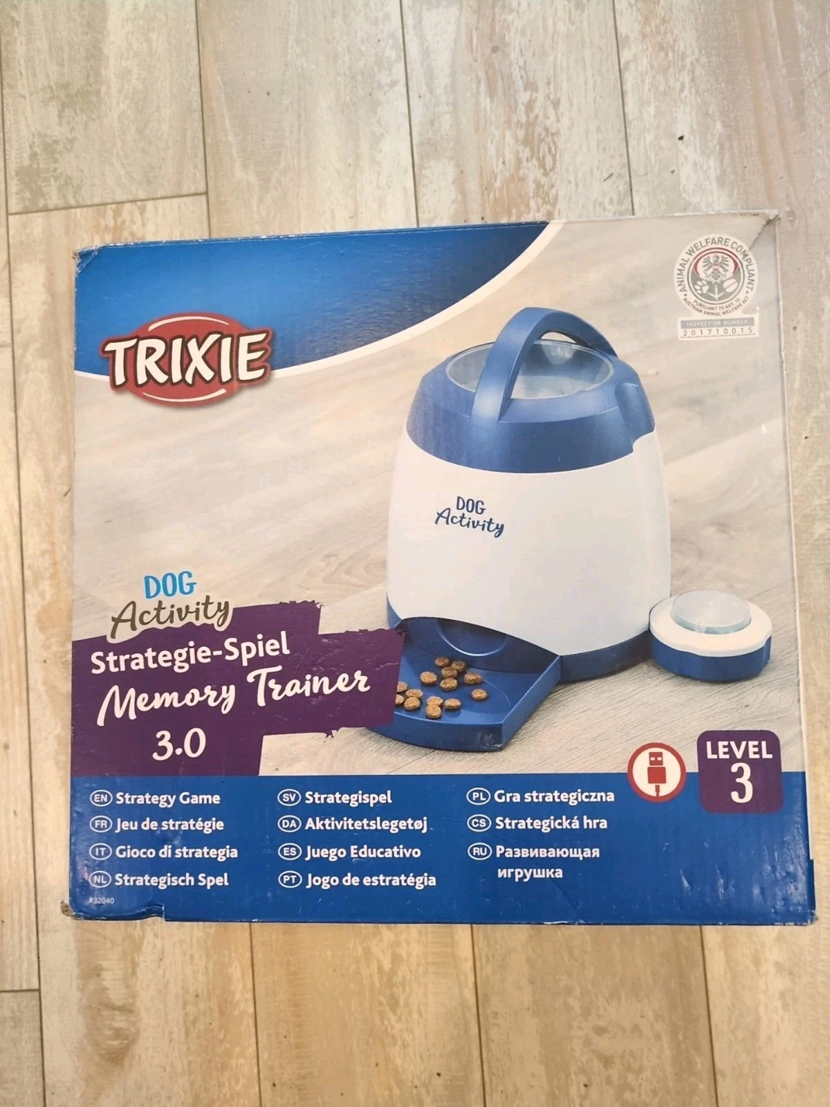 Memory Trainer 3.0 Dog Enrichment Toy, Advanced Level 3 Dog Puzzle, Interactive