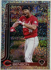 WILL BENSON 2025 Topps Series 1 Celebration Confetti Foil #52 Reds