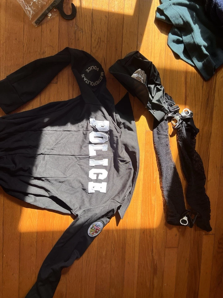 Disfraz de policía para adulto - Sexy con medias esposadas - Talla M Foto 2 de 2