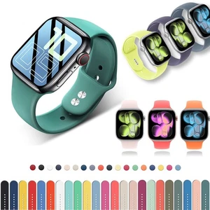 Silicone Sport Band Strap for Apple Watch Series 11 10 9 8 7 SE 40/44/41/45/46mm