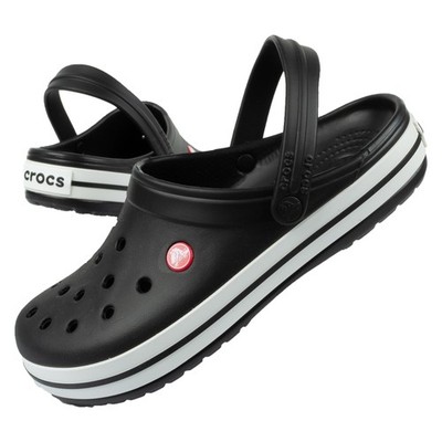 Crocs Crocband Croslite Unisex Clogs Sandalen Freizeitschuhe Riemen schwarz