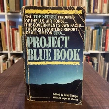Project Blue Book Edited by Brad Steiger 1987 Ballantine MMPB UFO's