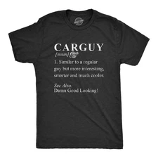 Mens Car Guy Definition T Shirt Funny Sarcastic Mechanic Graphic Gift for Dad