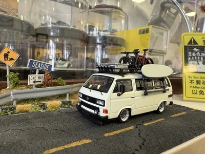 Mortal 1/64 Volkswagen T3 Van White - Photo 1/4