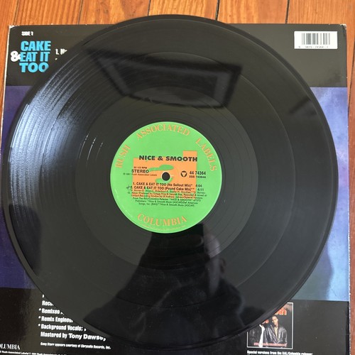 Nice & Smooth - ——Cake & Eat It Too—— 12" Record 1991 - Picture 16 of 22