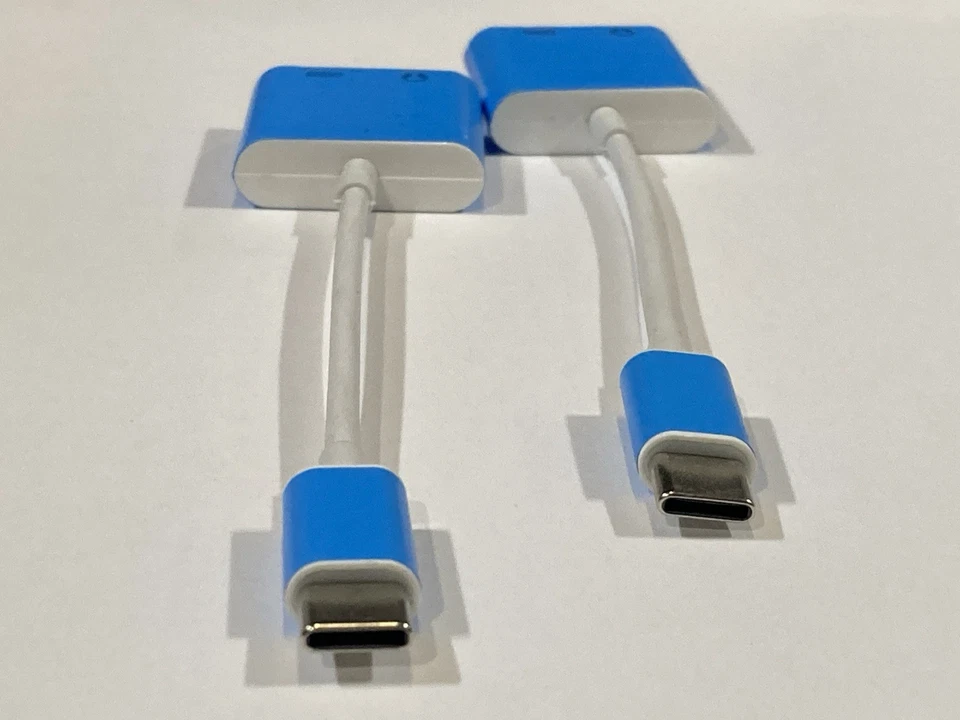 [Pack de 2] USB-C a 3,5 mm + Adaptador de carga - Compatible con Android - NUEVO Foto 2 de 2