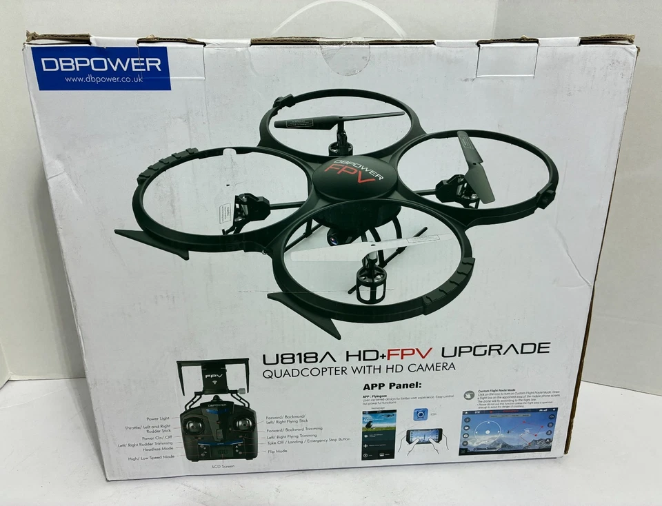 DBPower U818A HD + FPV HD камеры квадрокоптер дрон - Изображение 2 из 4