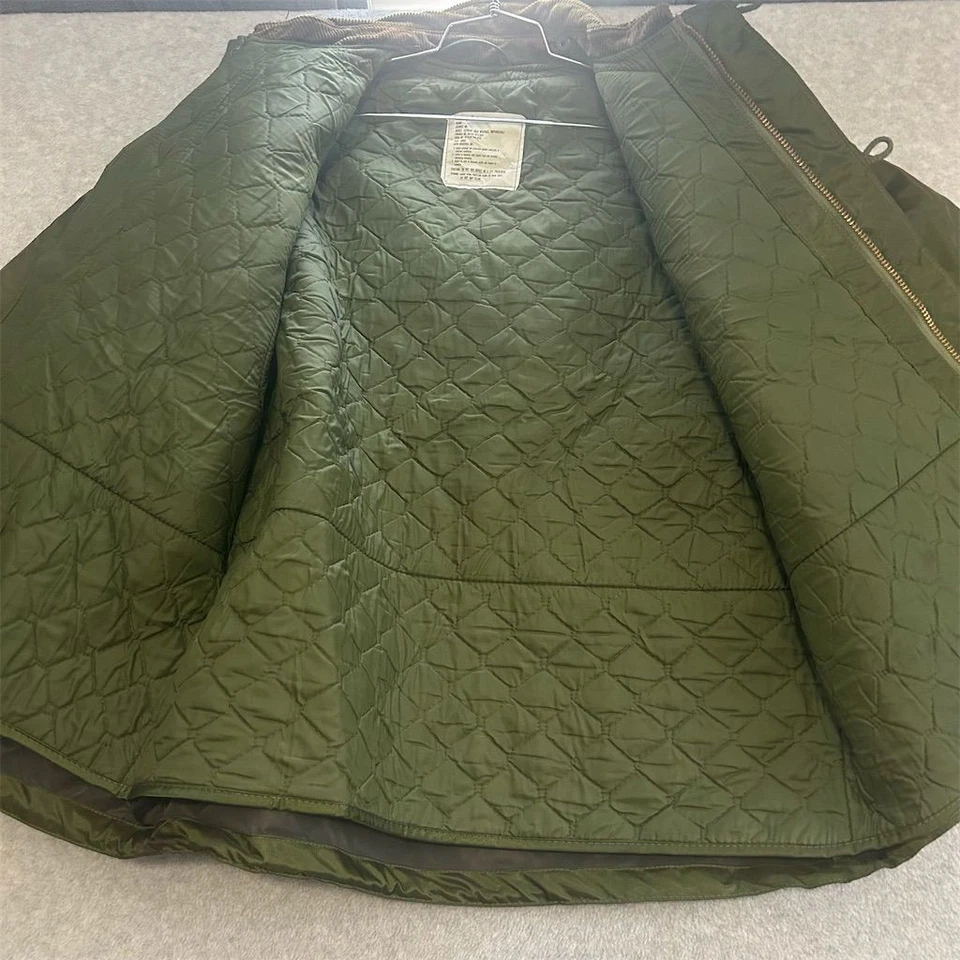 Chaqueta de Colección Marina de los Estados Unidos Cubierta Grande Clima Extremo Frío Tipo A-1 Alpha Años 80 1983 Foto 2 de 4