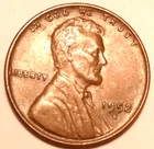 1952 D Lincoln Wheat Error Penny Cent With Nice Strike Through Error on Reverse