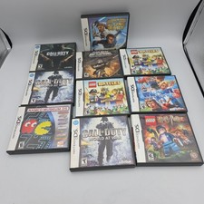 Lot Of 10 Empty Nintendo Ds Game Cases. No Games. Various Titles. With Manuals