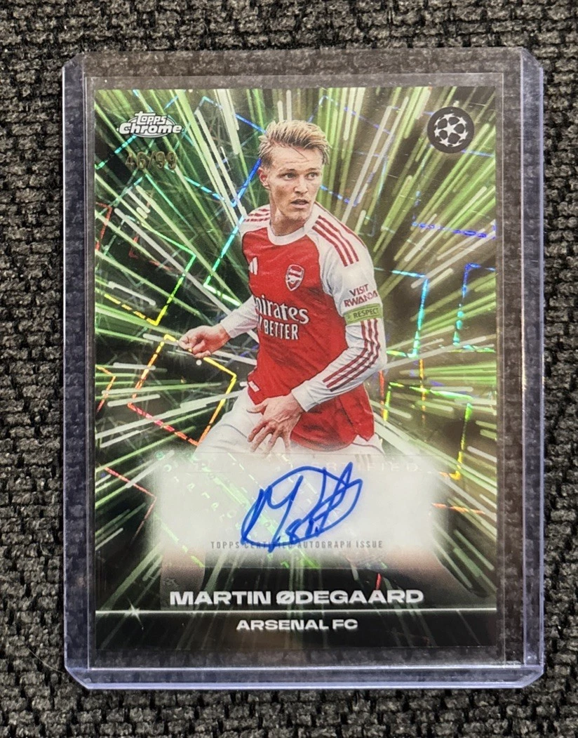 Martin Ødegaard Topps UCC /75 Auto 直筆 Martin Odegaard Trading Cards for sale | eBay