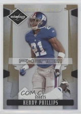 2008 Leaf Limited Phenoms Spotlight Gold 37/49 Kenny Phillips #258 Rookie RC a8x