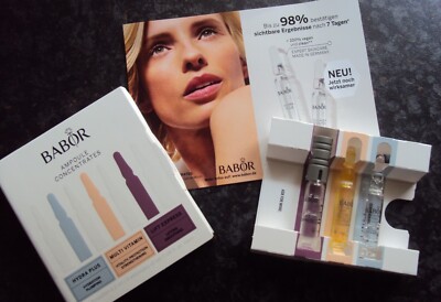 *NEW* BABOR Ampullen Hydra Plus Multi Vitamin Lift Express REISE SET NEU OVP