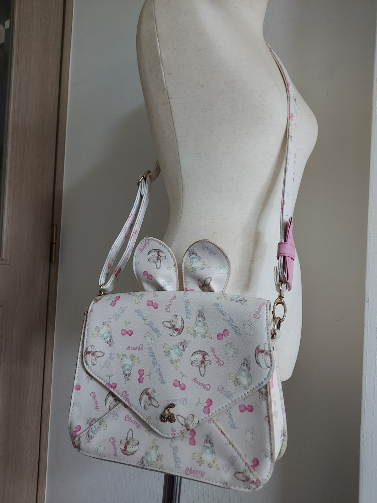 LIZ LISA Rabbit Ear Shoulder Bag with Playful Prints | eBay