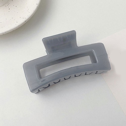 Large Hair Claw Candy Color Rectangle Acrylic Resin Hair Clips Hair Accessorie|l - Picture 14 of 20