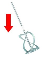 FRUSTA ELICA PER TRAPANO MISCELATORE MESCOLATORE MALTA SPINTA VERSO BASSO 140MM