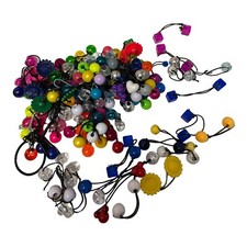 Knotted Mess Vintage Hair Twin Bead Ponytail Holders READ