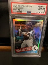 2020 Topps Chrome Luis Robert 1985 Rookie Psa #10!