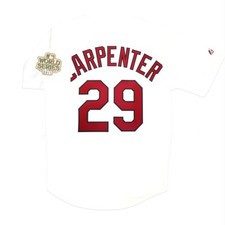Chris Carpenter St. Louis Cardinals 2011 World Series Home Men's White Jersey