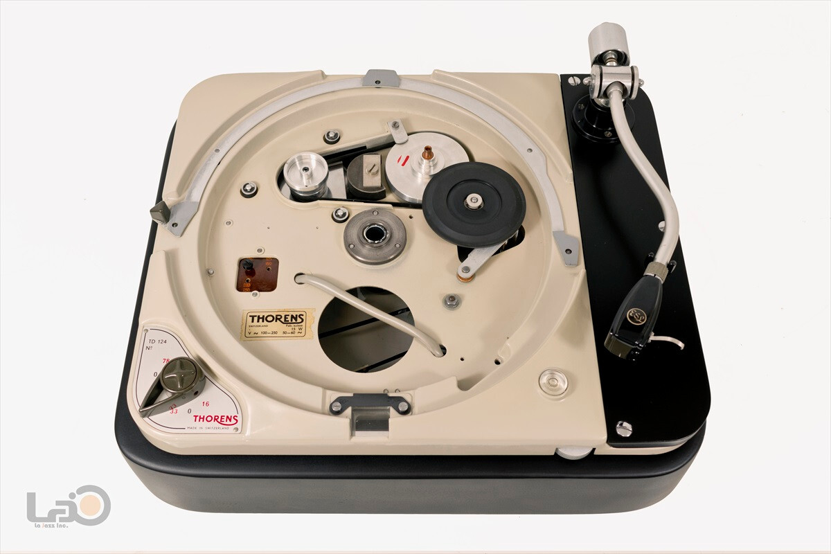 Thorens TD-124 Turntable + Plinth & ESL S-1000 Tonearm w/ SHURE