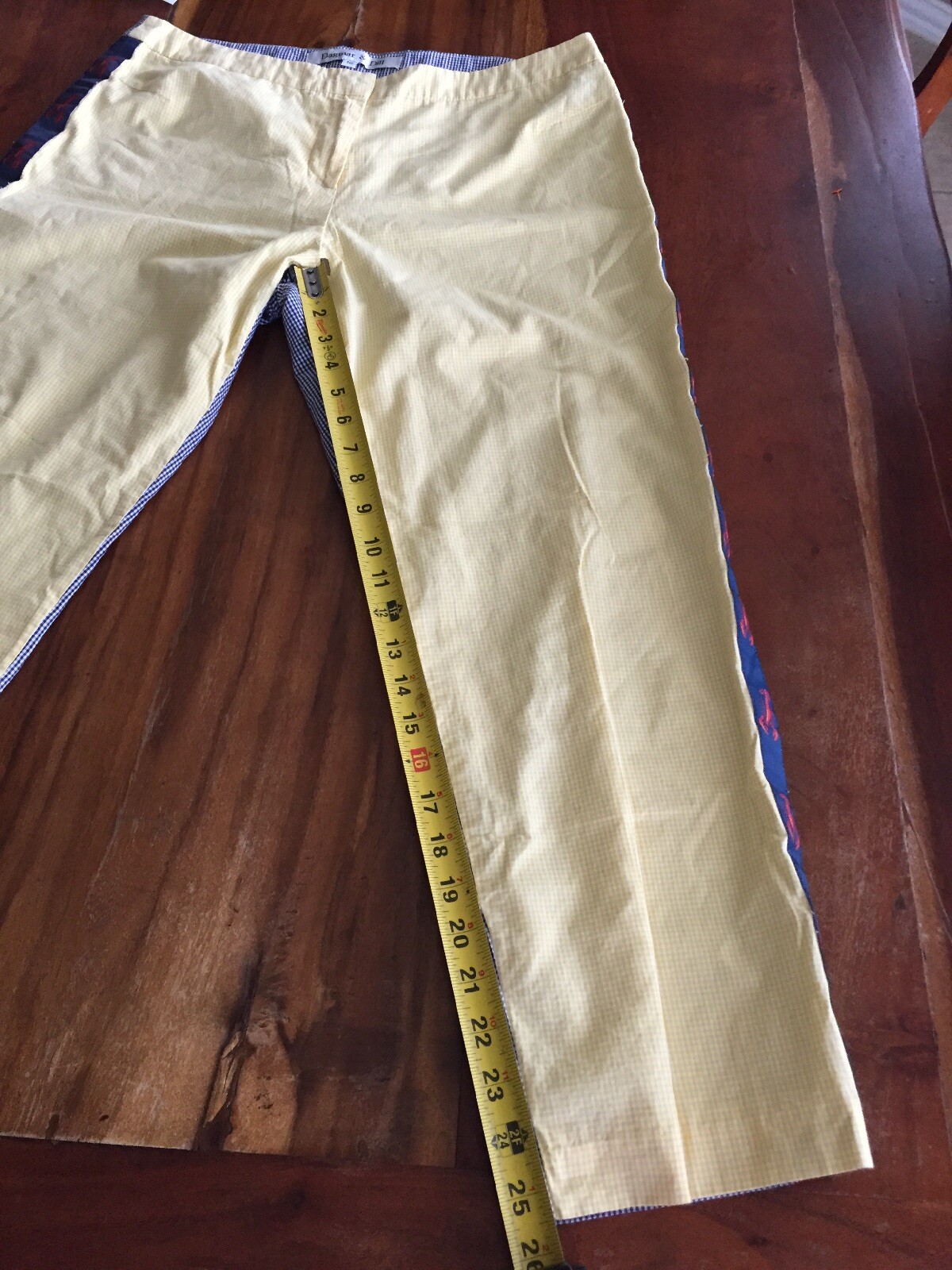 Dagmar & Dill Pants Size 12 EMBROIDERED LOBSTERS eBay