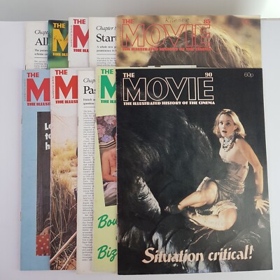 VINTAGE The Movie Magazine Chapter 81-90 Illustrated History Of Cinema 1980 Pack