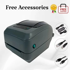 Zebra GX430T Thermal Transfer Barcode Label Printer 300 dpi USB Ethernet Serial