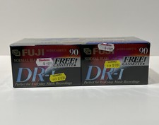 Fuji Normal Bias DR-I 90 Blank Audio Cassette Tapes New Sealed B 