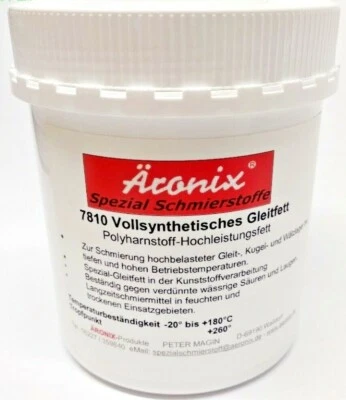 (59€/Kg)500g Äronix Polyharnstoff Hochleistungs Fett vollsynthetisch siliconfrei