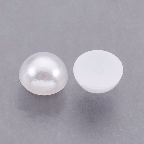 Lot De 15 Perles Strass Cabochon Rond En Acrylique Transparent - Diamètre 20 Mm - Pour Création De Bijoux
