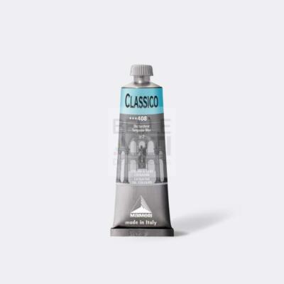 COLORE AD OLIO SERIE CLASSICO DA 60 ml. 408 BLU TURCHESE