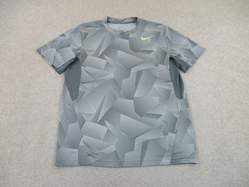 Nike Shirt Adult Medium Gray Green 