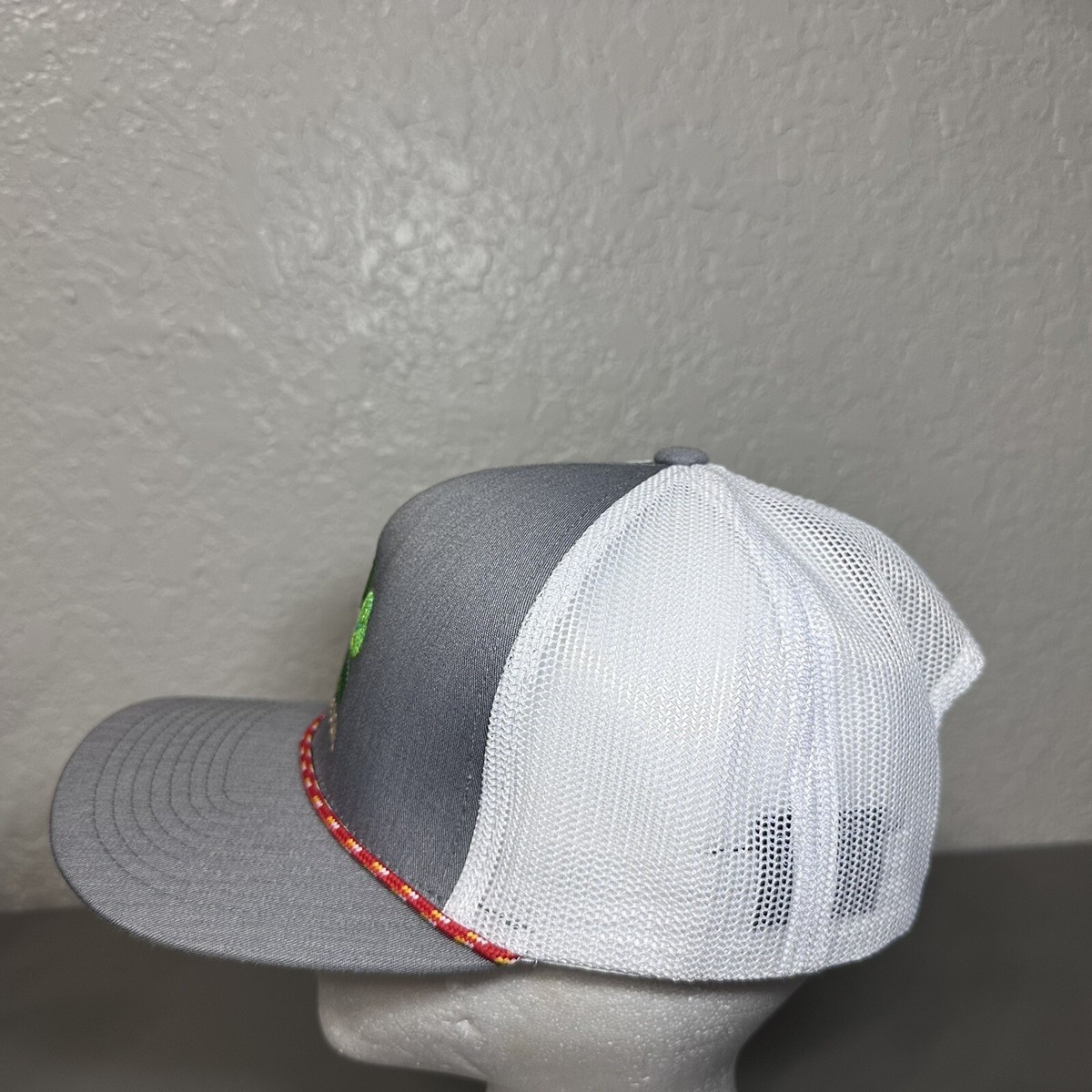 Lucky 7 Designs Golf Sport Hat Cap Trucker Gray & White Pacific