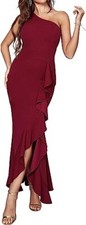 BTFBM Solid Wine Red Bridesmaid Dress size S NWT