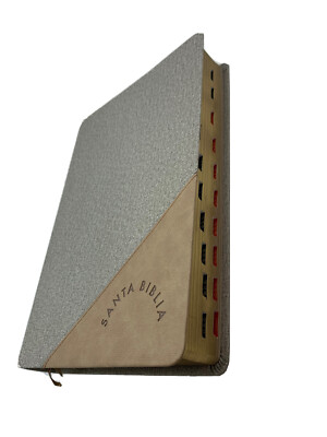 Biblia Letra Supergigante reina valera 1960 , Gris Símil Piel Con índice :... 16
