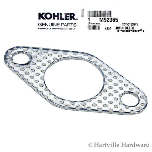 John Deere Original Equipment Muffler Gasket #M92365