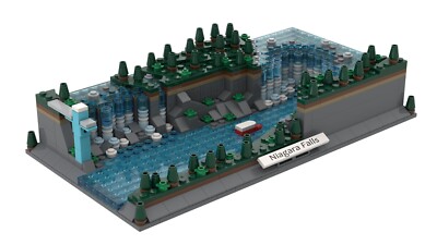 The Atom Brick Niagara Falls Premium Building Set