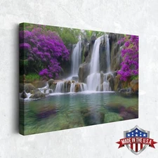 Petals in the Mist Wall Art, Canvas Print for Home Decor, Wall Decor Art Poster