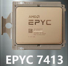 AMD epyc 7413 milan 24 cores 48 threads 2.65ghz 180w interface sp3 CPU processor