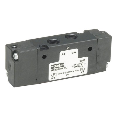 PARKER B3K0000XXC Pilot Air Control,3-Way, 2 Position,0.75 3FDT5