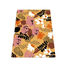 Mat Pad under Office Chair Desk Carpet Protector Prairie Flowers 120x90