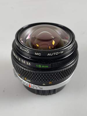 OLYMPUS オリンパス ZUIKO AUTO-W 18mm F3.5 OLYMPUS OM-SYSTEM ZUIKO AUTO-W 18mm F3.5 MF Lens | eBay