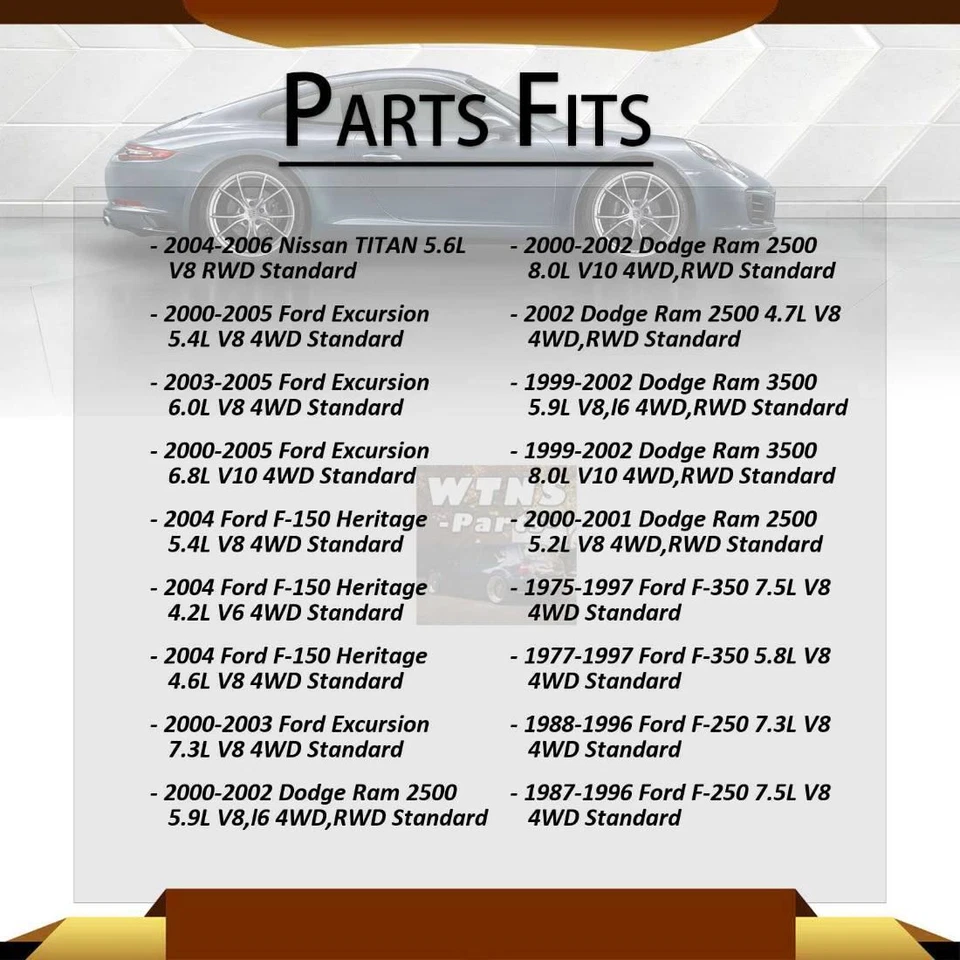 Se adapta a Ford Expedition GMB 2007 2008 2009 eje trasero todas las juntas junta universal Foto 3 de 4