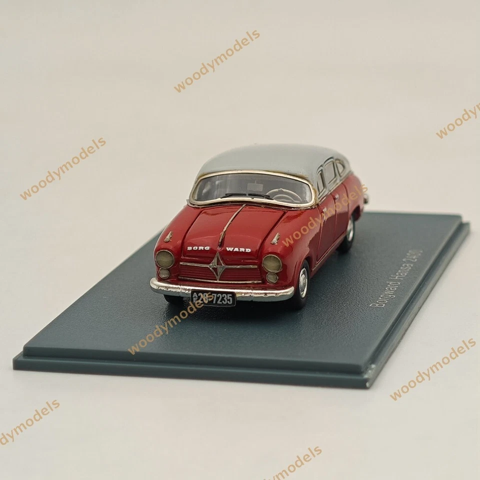 NEO SCALE MODELS 1/87 Borgward Hansa 2400 Red Resin Car Limited Collection - Image 4 of 4