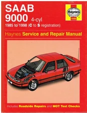 SAAB 9000 2.0 2.3 PETROL (INCL TURBO) '85-98 OWNERS REPAIR MANUAL *HARDBACK NEW*