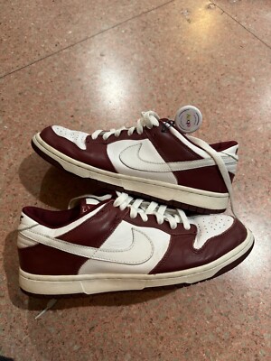 Size 9 - Vintage Nike Dunk Low Retro Team Red 2003 RARE