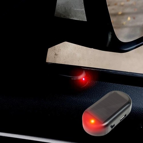 Fake Solar Car Alarm LED Light Security System Warning Theft Flash Blinking Hot - Picture 12 of 17