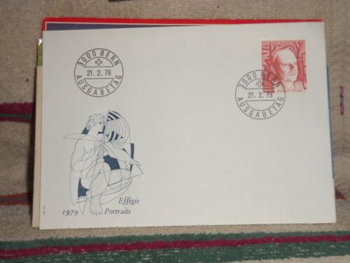 FDC 3000 BERN AUSGABETAG 21.2.79 EFFIGIE PORTRAITS 1979 #10