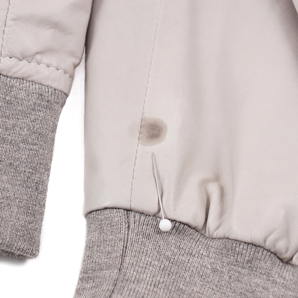 Несовершенный Cesare Attolini мягкий наппа из овчины кожаная куртка M (Eu 50) новый с Ярлыками $5500 - Изображение 4 из 4