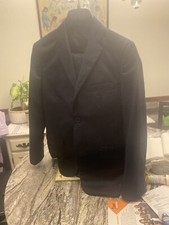 Portabella Boys 2 Piece Black Suit In Size 12 Really Stylish